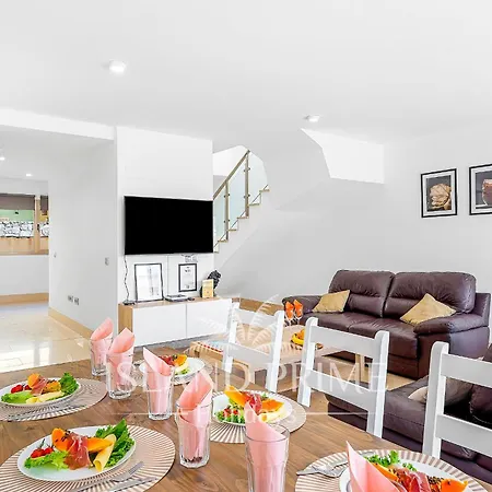Modern Townhouse In Seaside Complex In Amarilla Golf Sbv48 * San Miguel de Abona